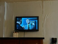 Check out the wall paper