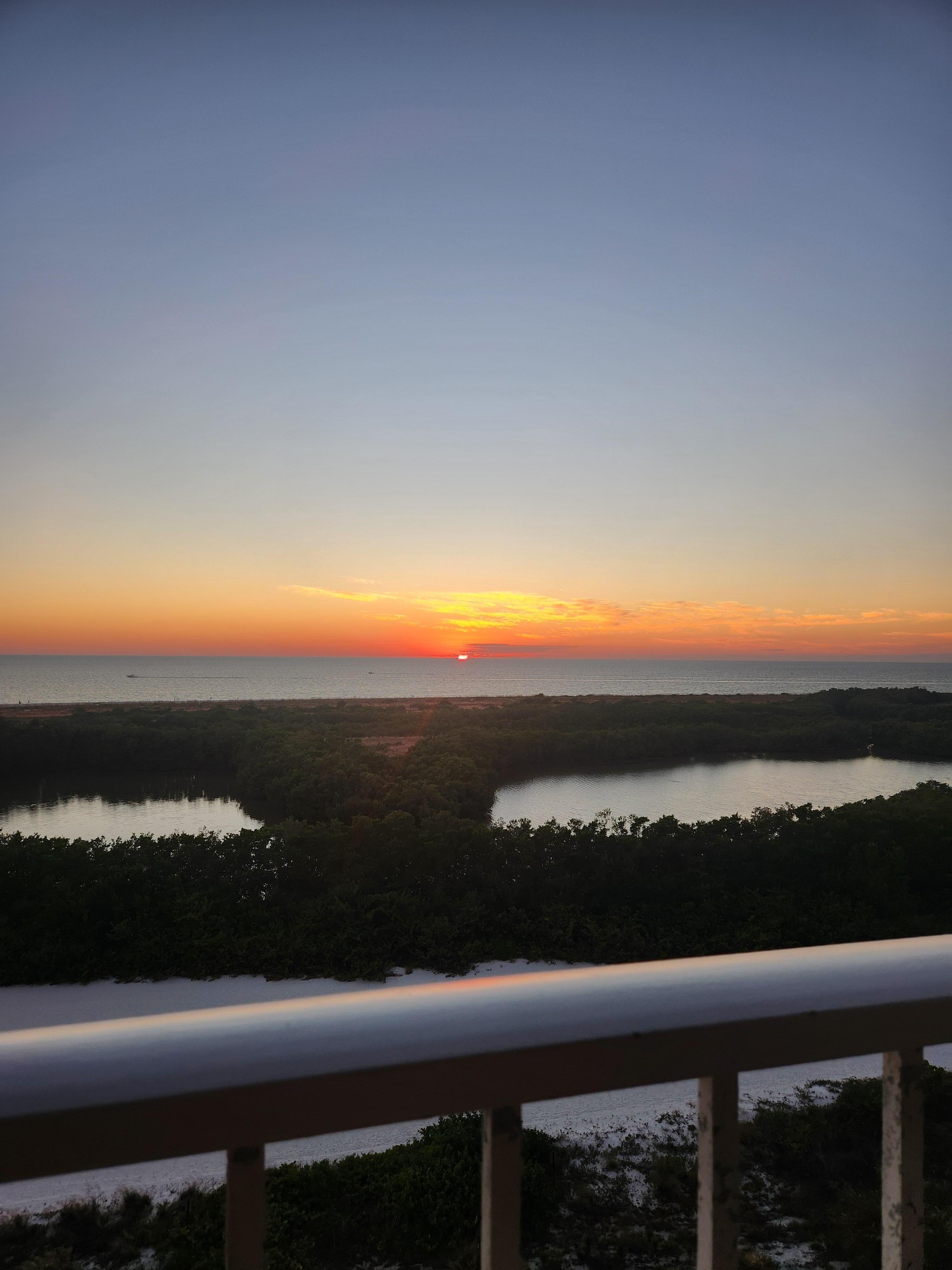 View from front balcony.