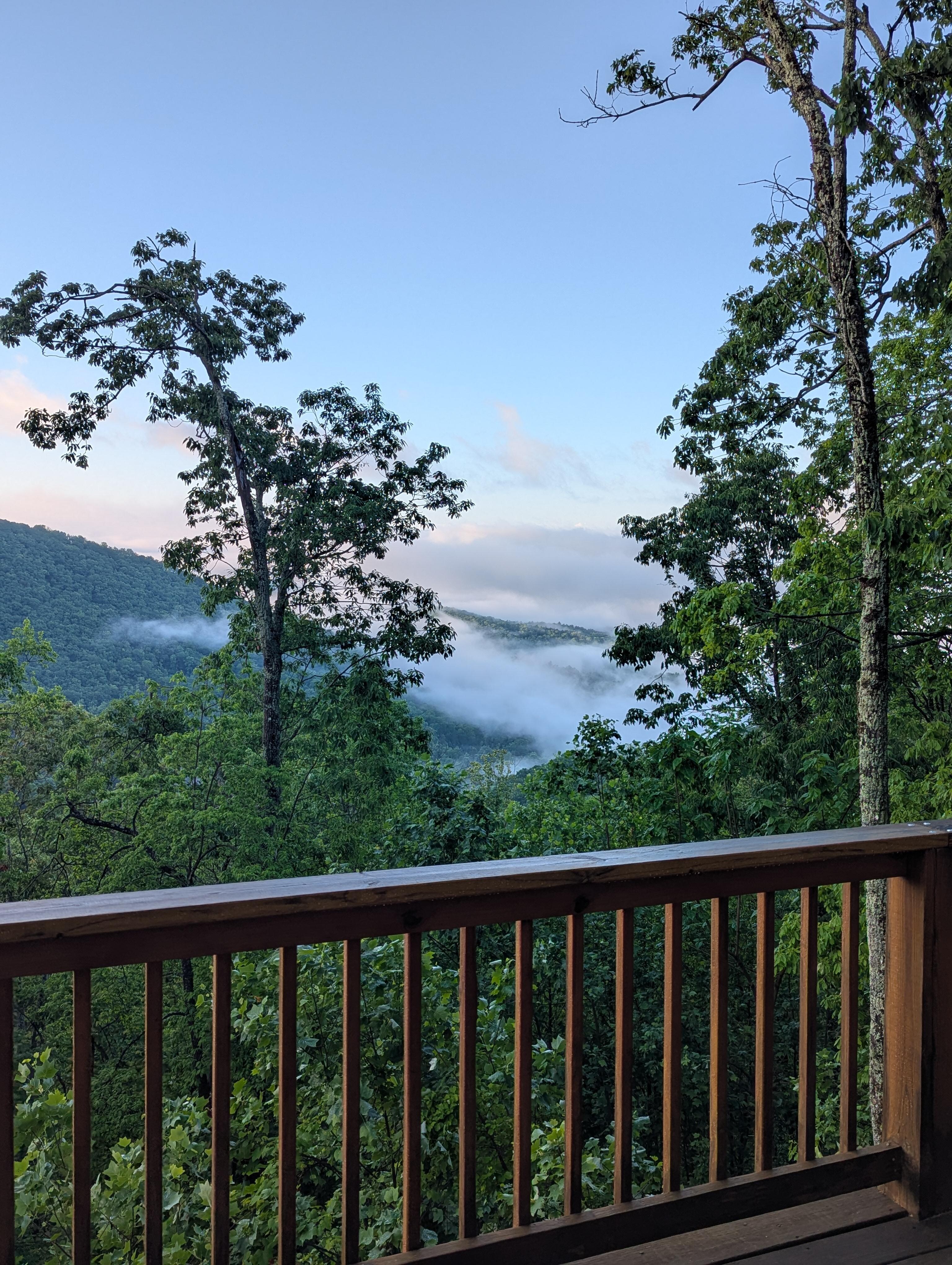 View from the deck