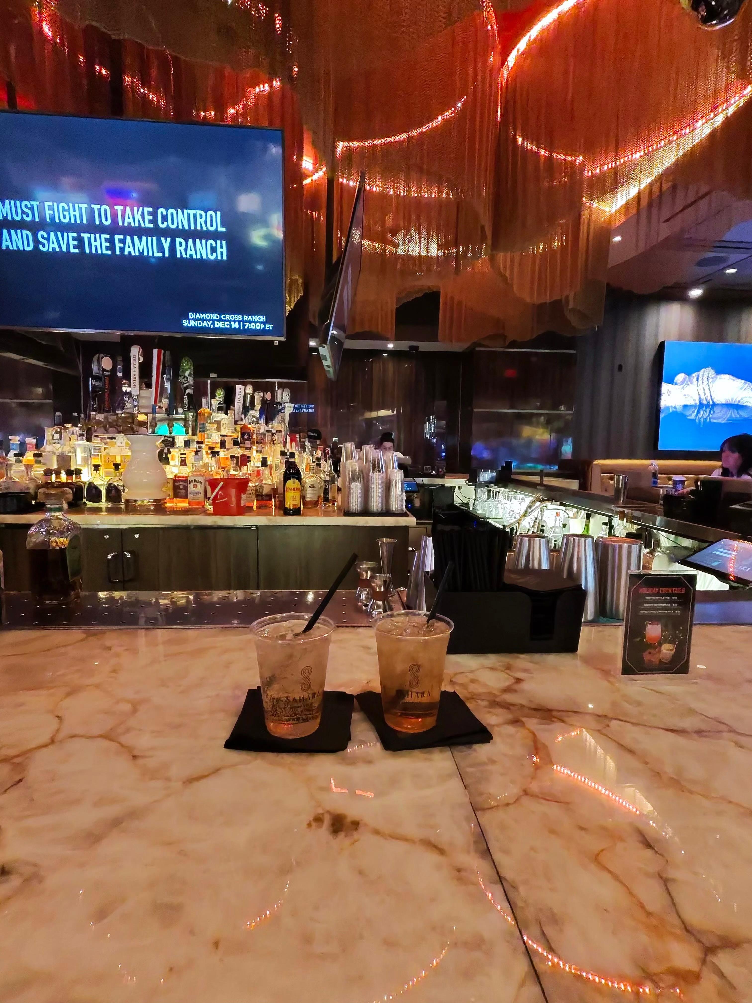 Bar located in the casino area