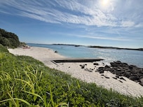 Little quay by hotel