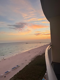 Sunset view from the balcony
