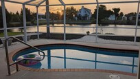 Sunrise view from the back