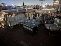 Rooftop deck