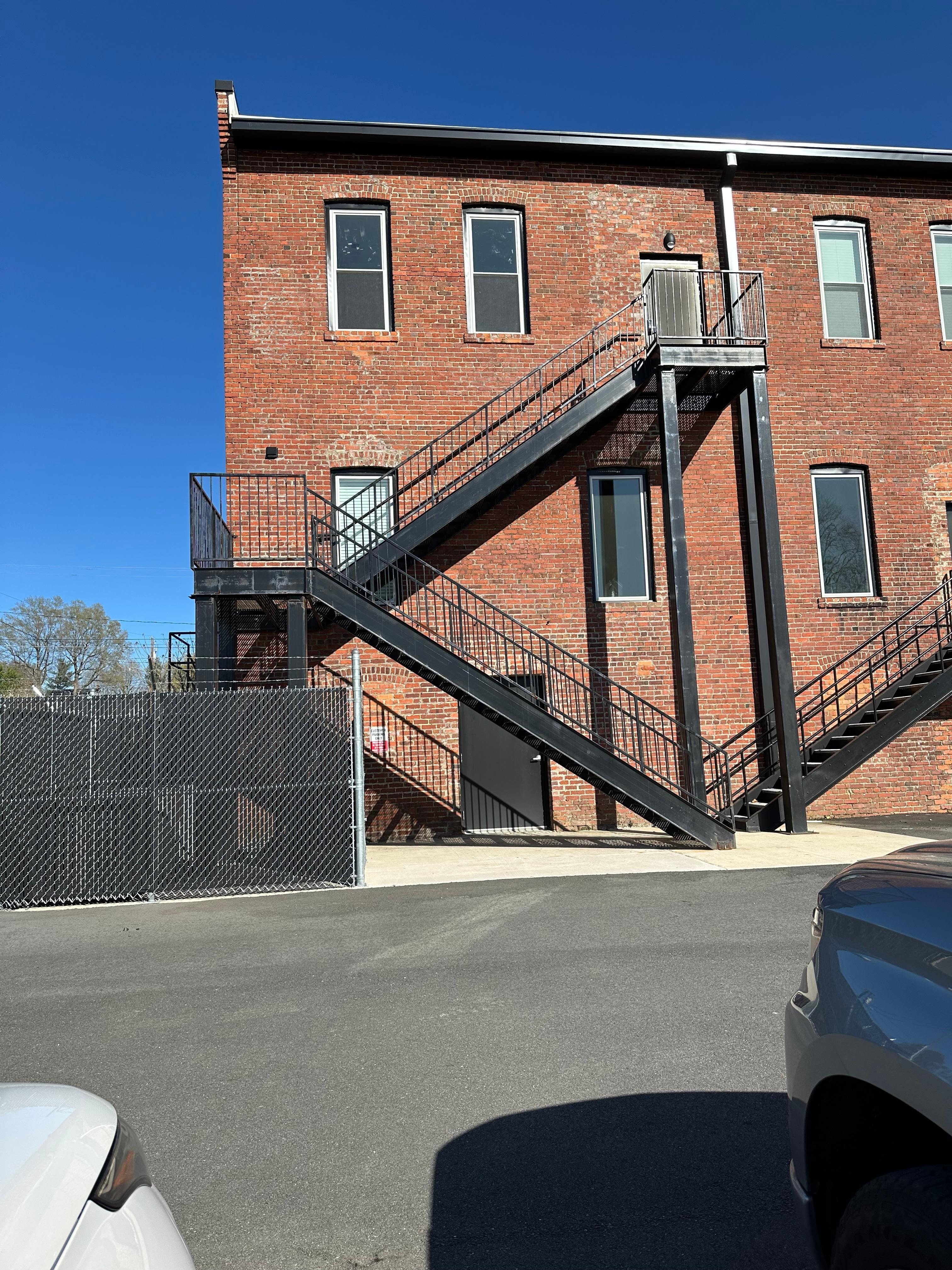  Must go up these steps to third floor from the outside.  