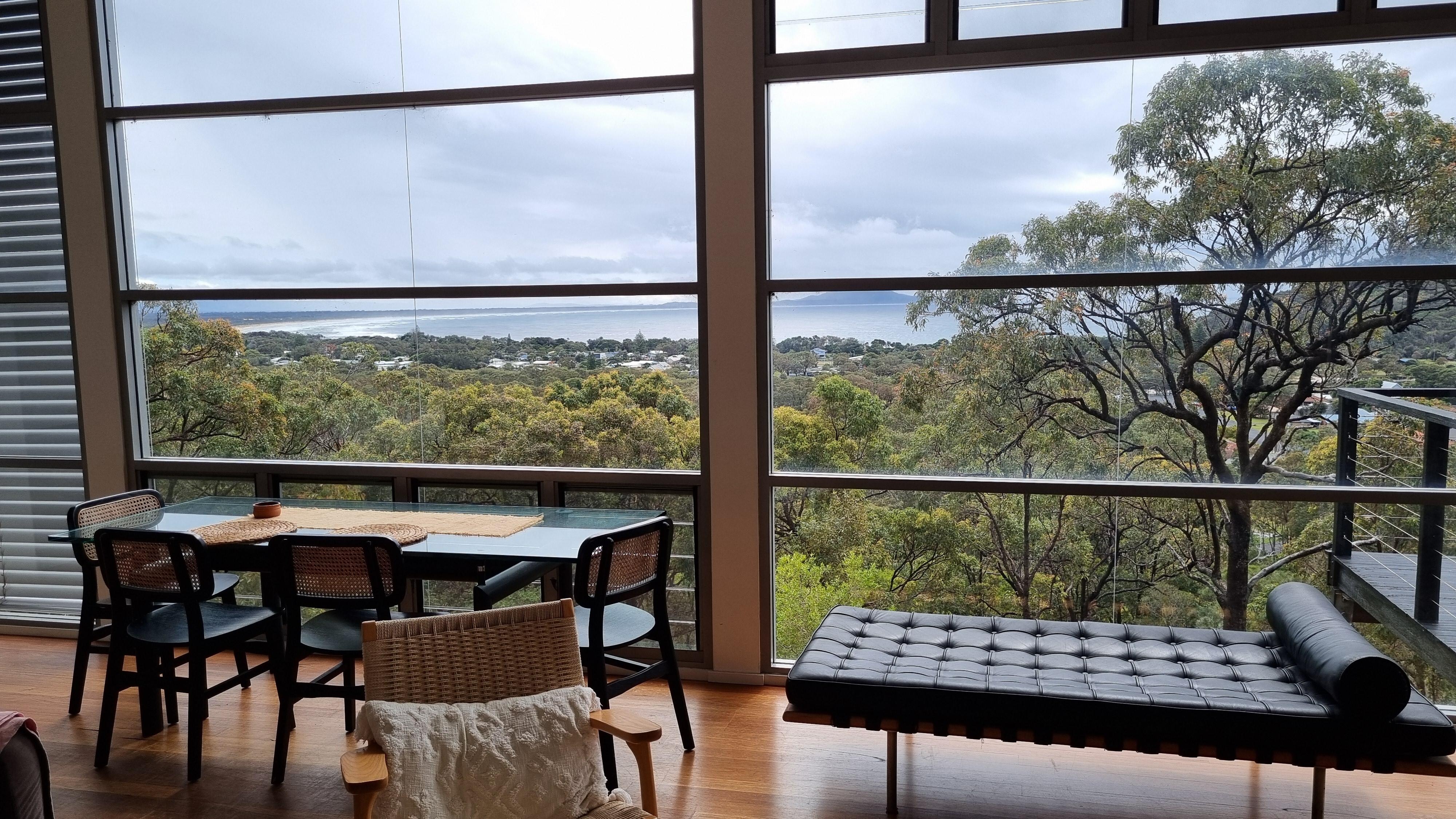 Great view from dining table