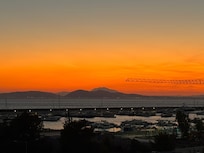sunset view from my room