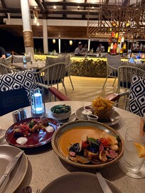 Amazing dinner at one of their restaurants