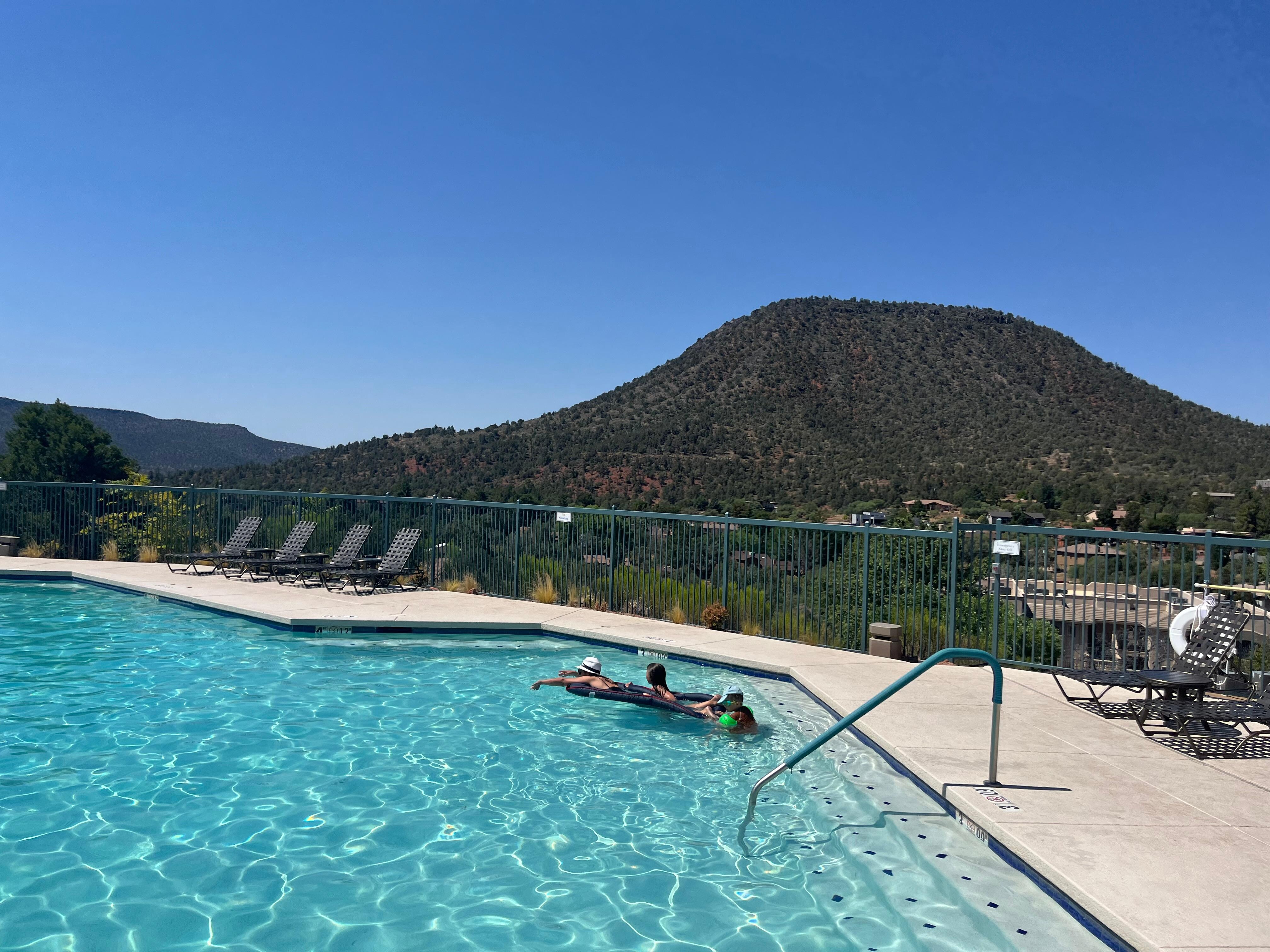 Hillside pool