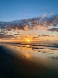 Walking the beach from Massengale park, just a 10-15 minute walk away.