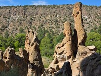 Take half a day and visit the Bandelier National Monument.
