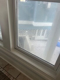 Window on first floor