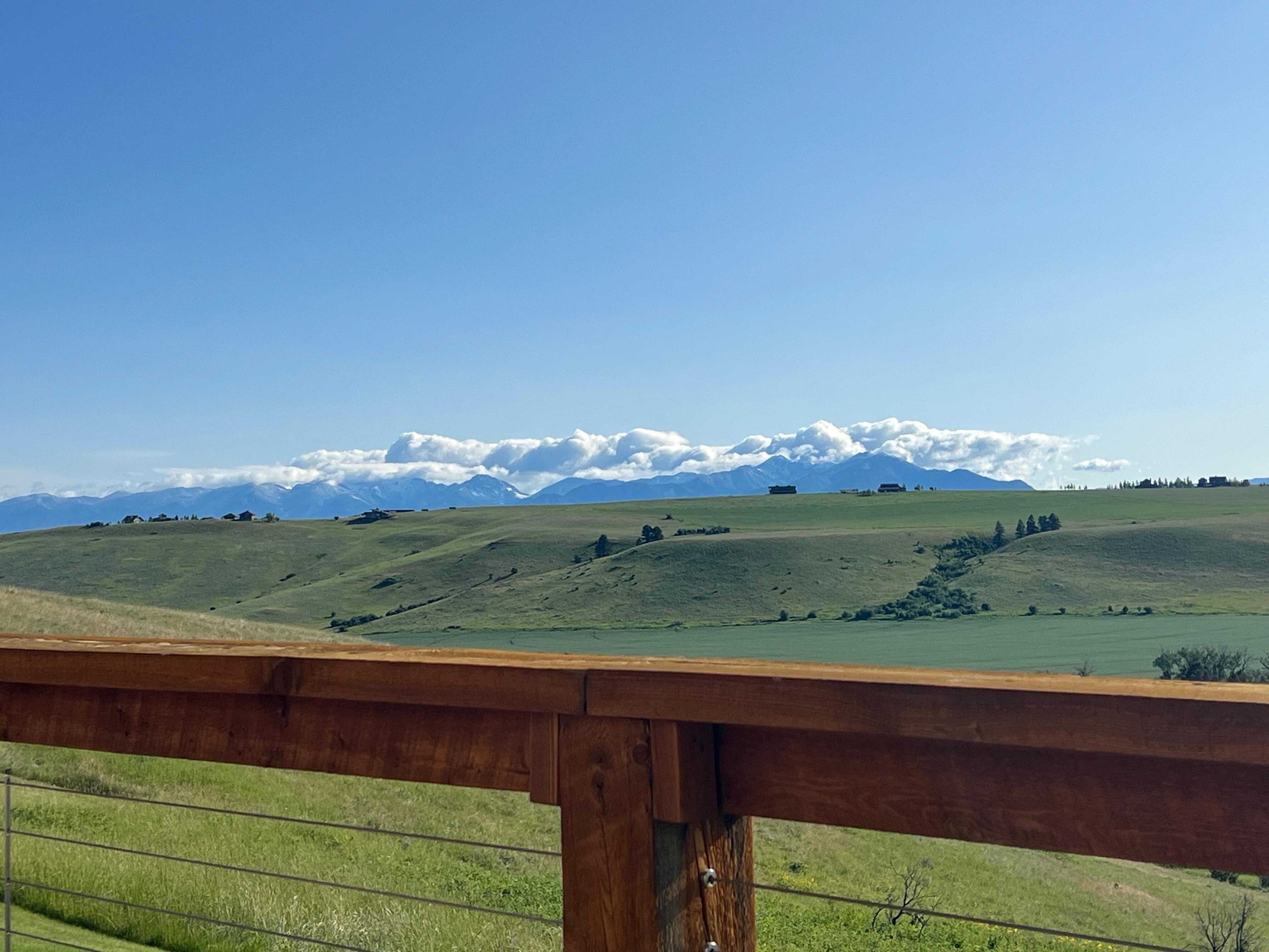 Great view from the deck. Our morning coffee spot