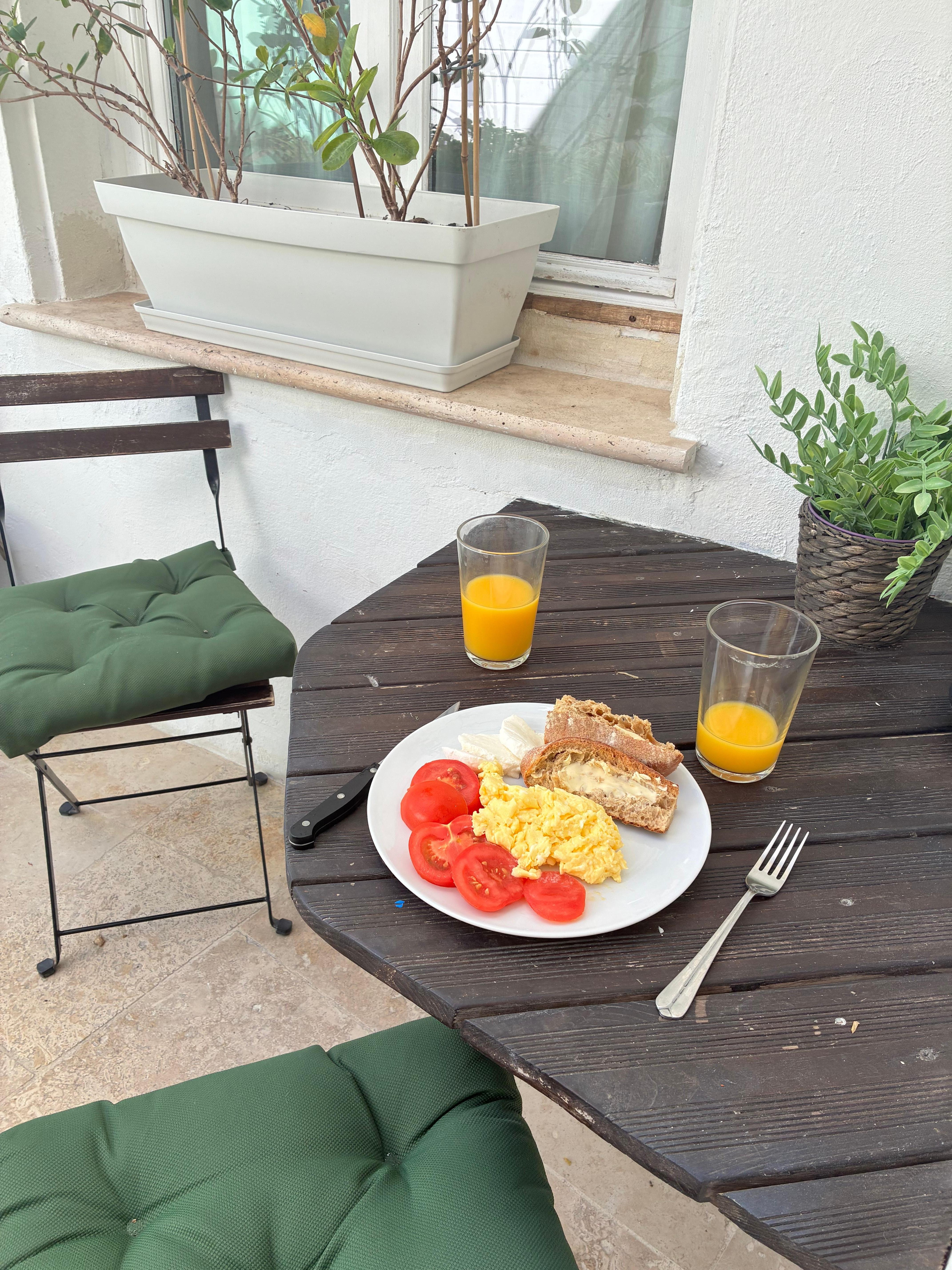 Brunch on the balcony