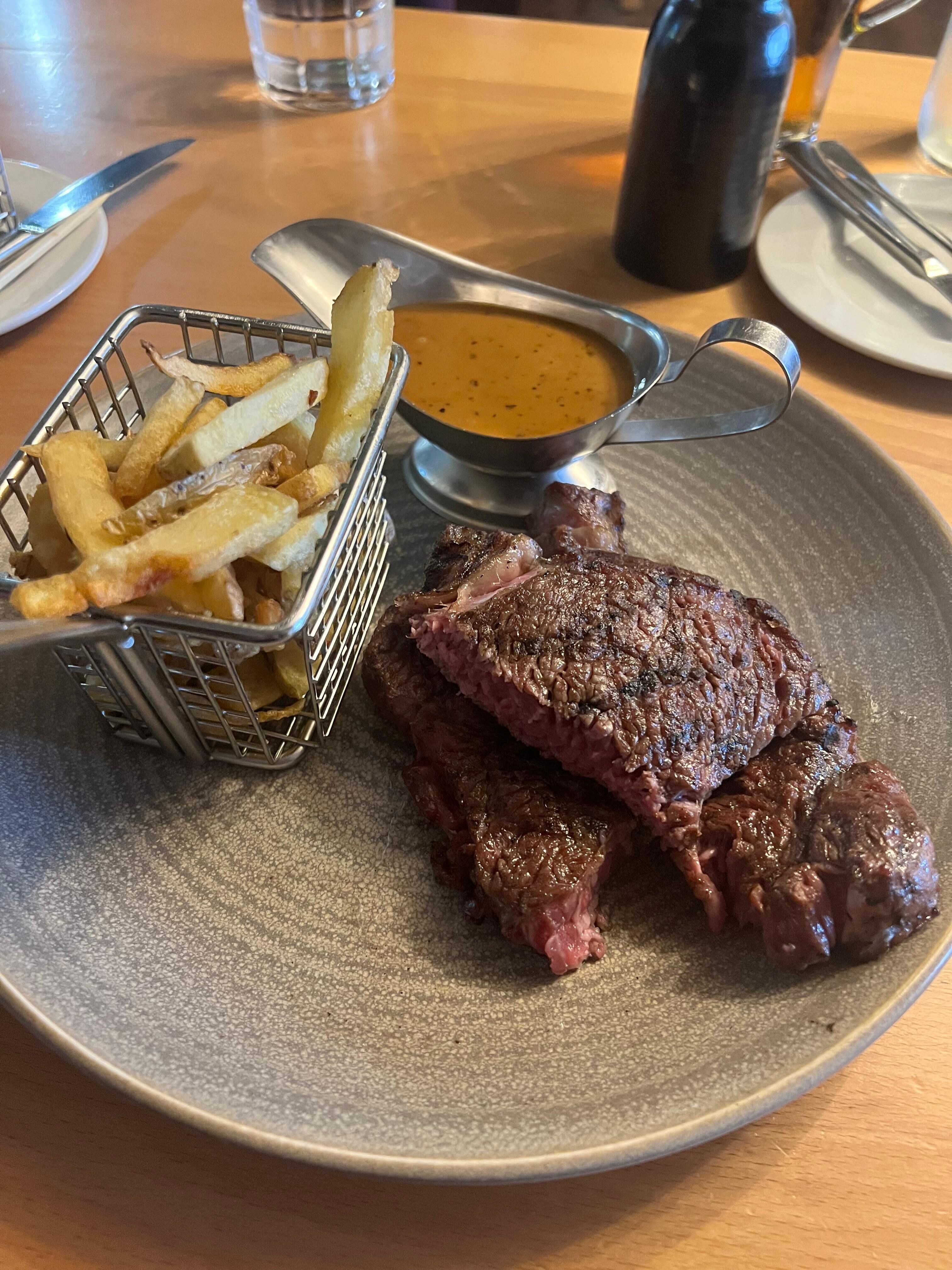 Great steak 🥩 select up at the famous meat counter