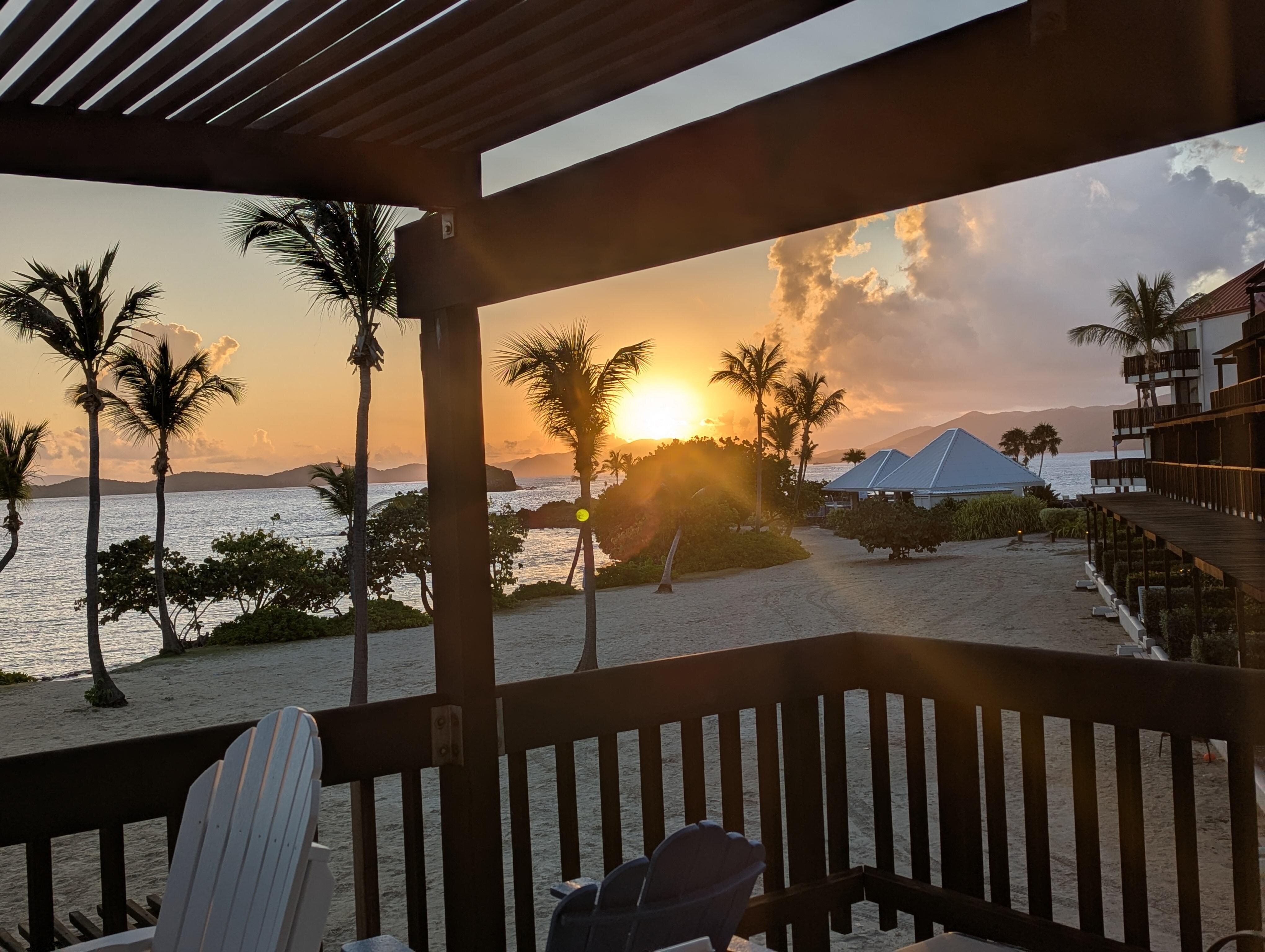 Sunrise from the condo