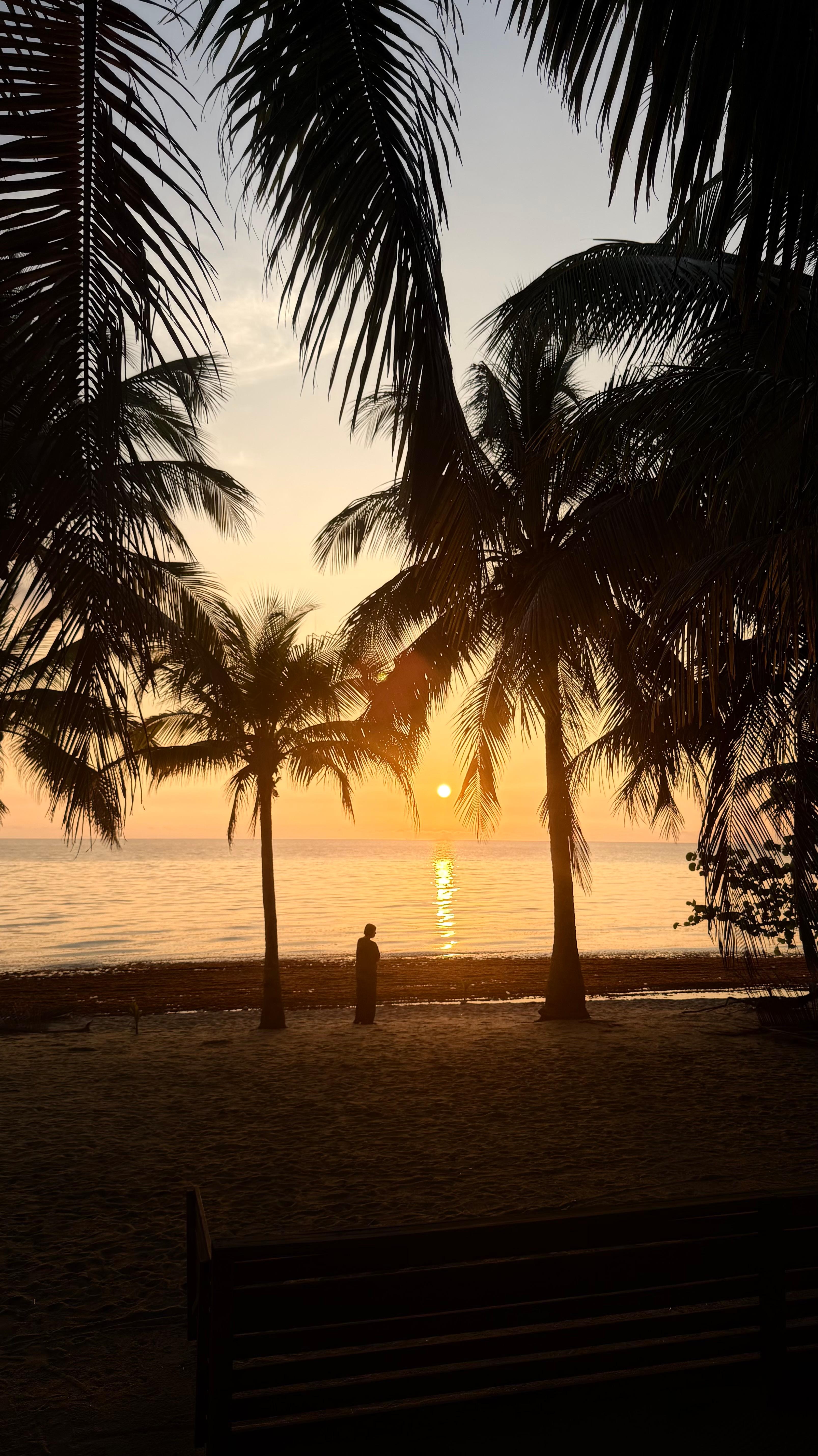 Sunrise view from porch 