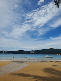 Private beach