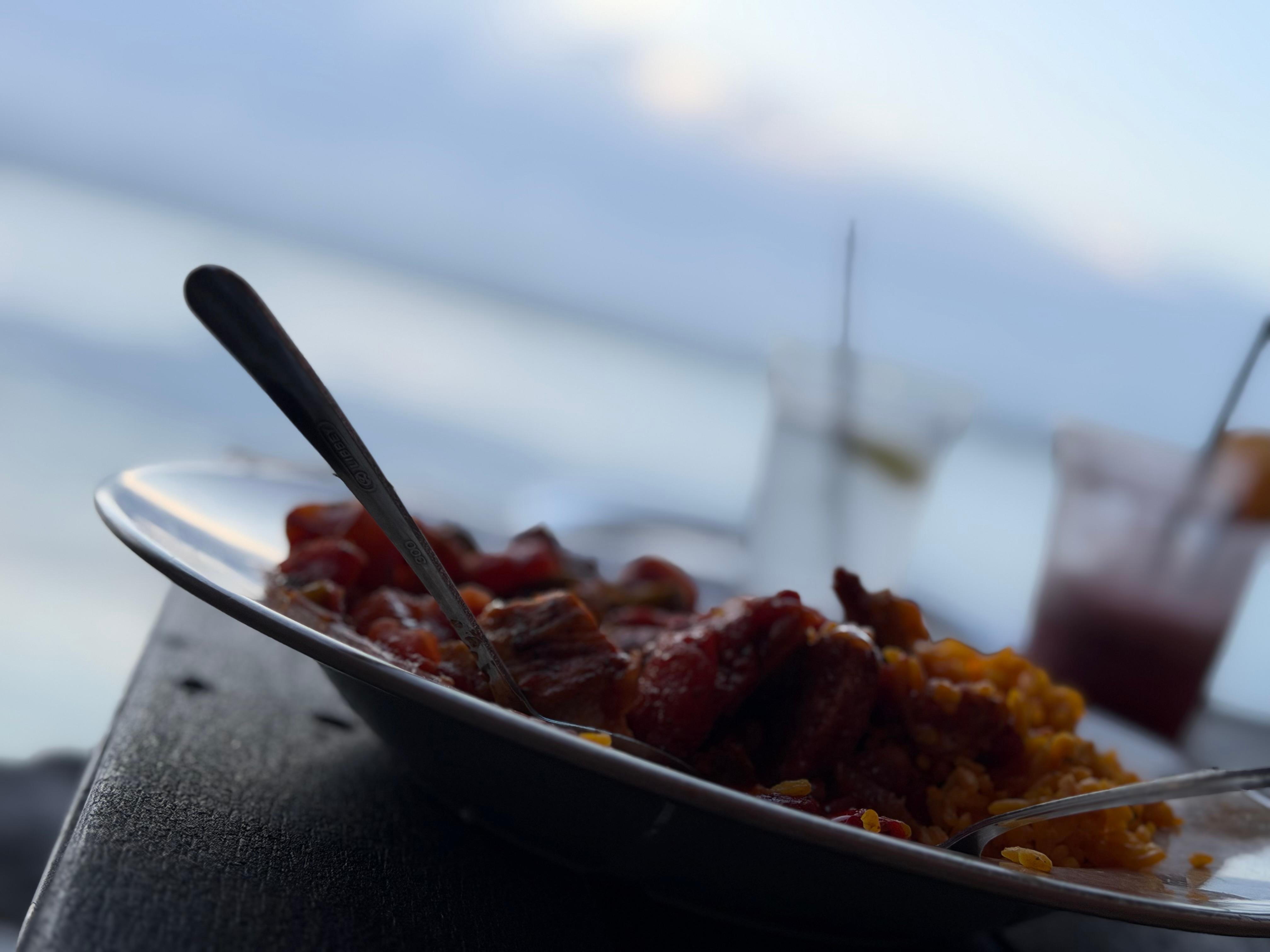 Dinner right down the street at On The Edge