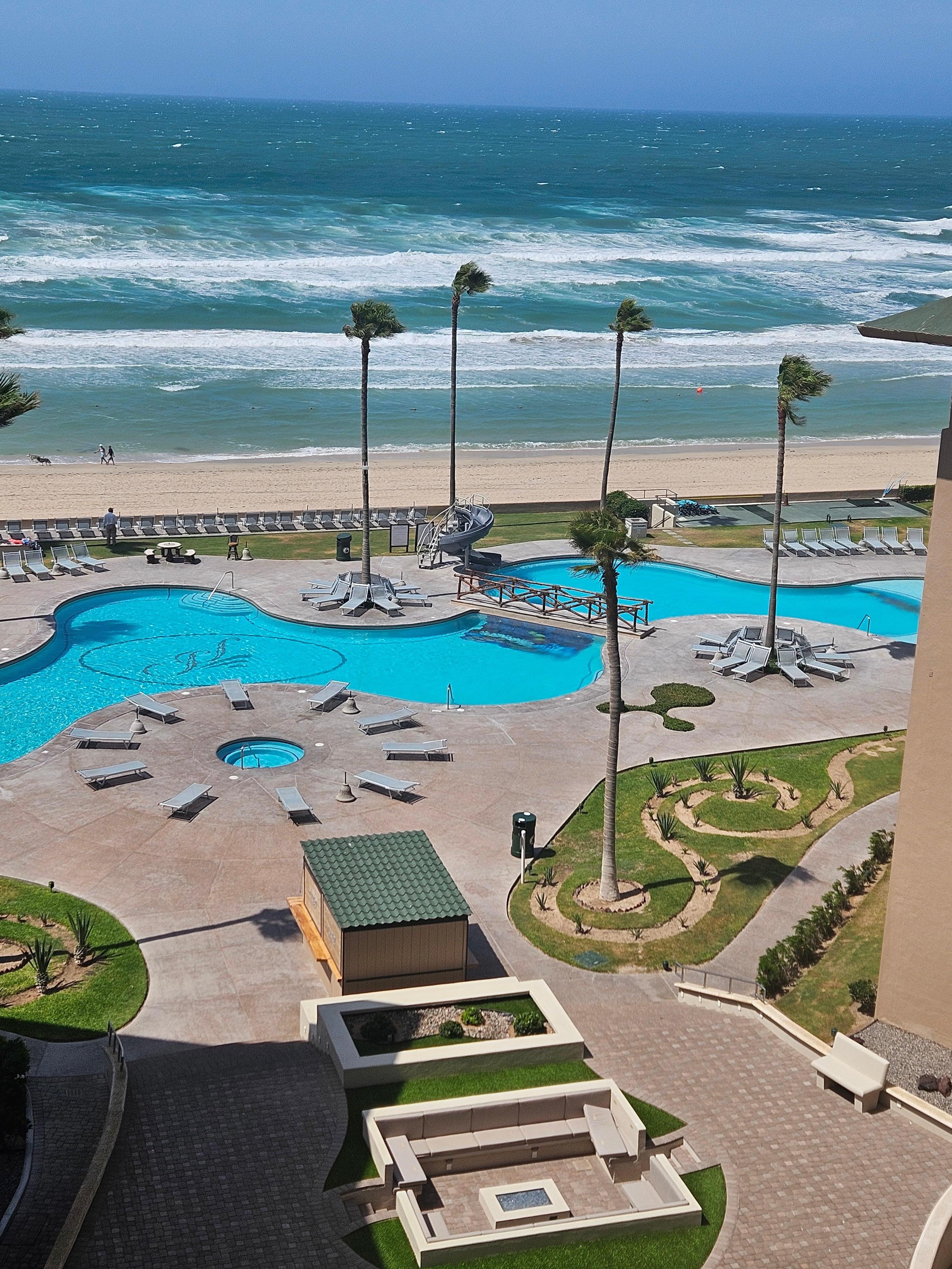 View from the balcony 