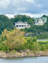 It’s the house on the left - the deck is fantastic!