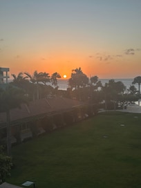 Sunset view from the balcony