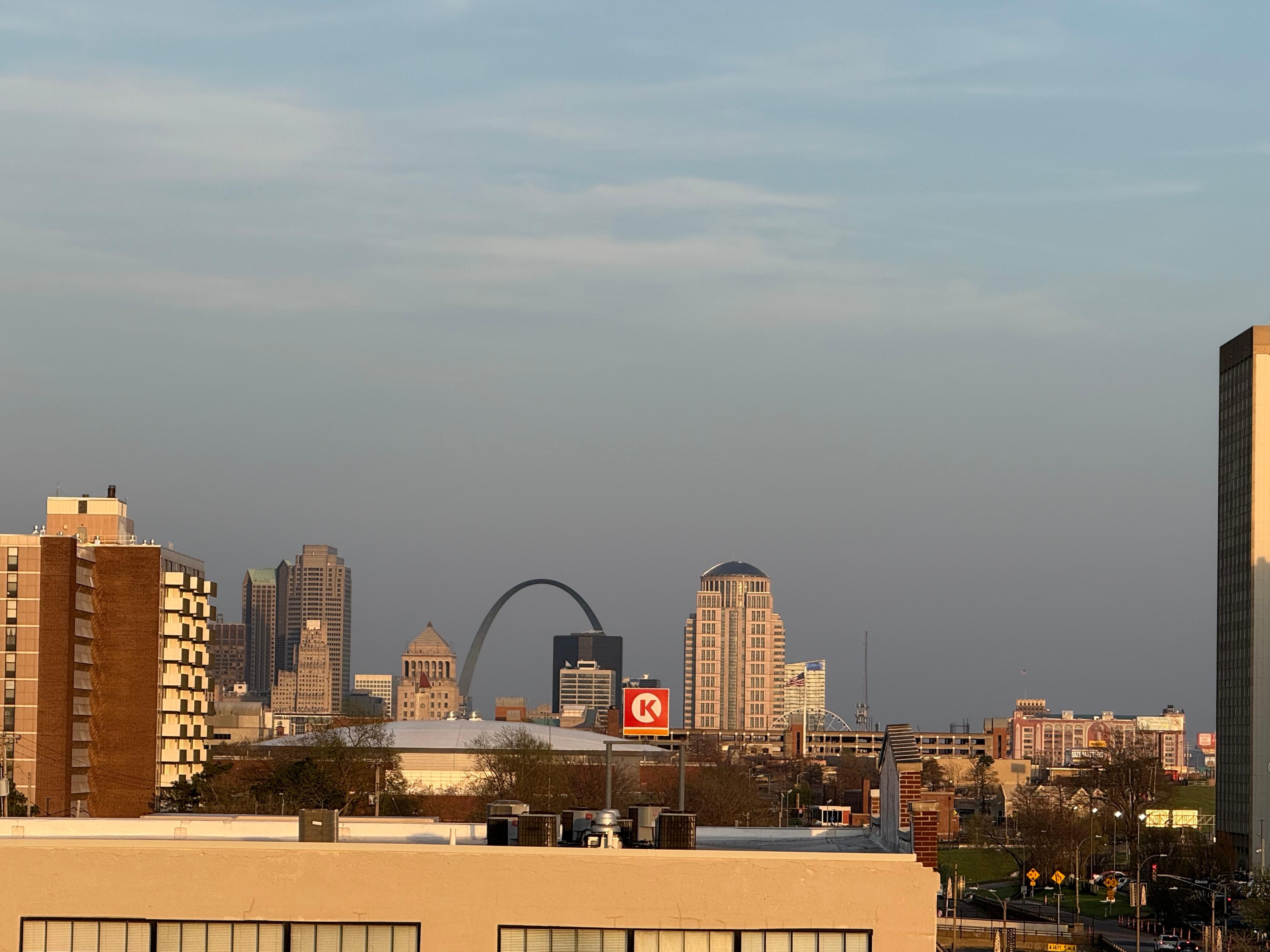 View from the rooftop bar. 