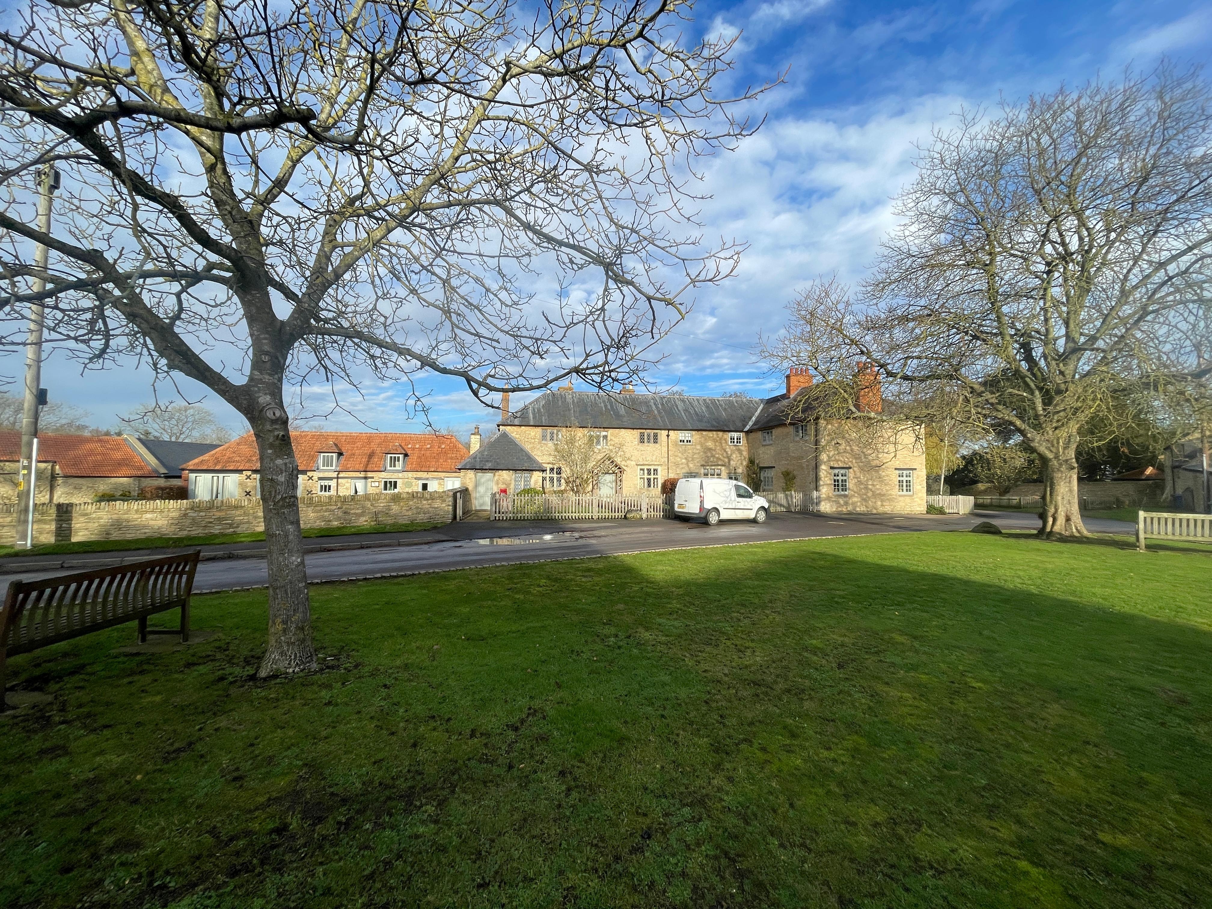 A view of some of the cottages/rooms  from outside 