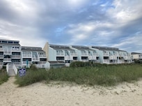 View of condo complex from beach