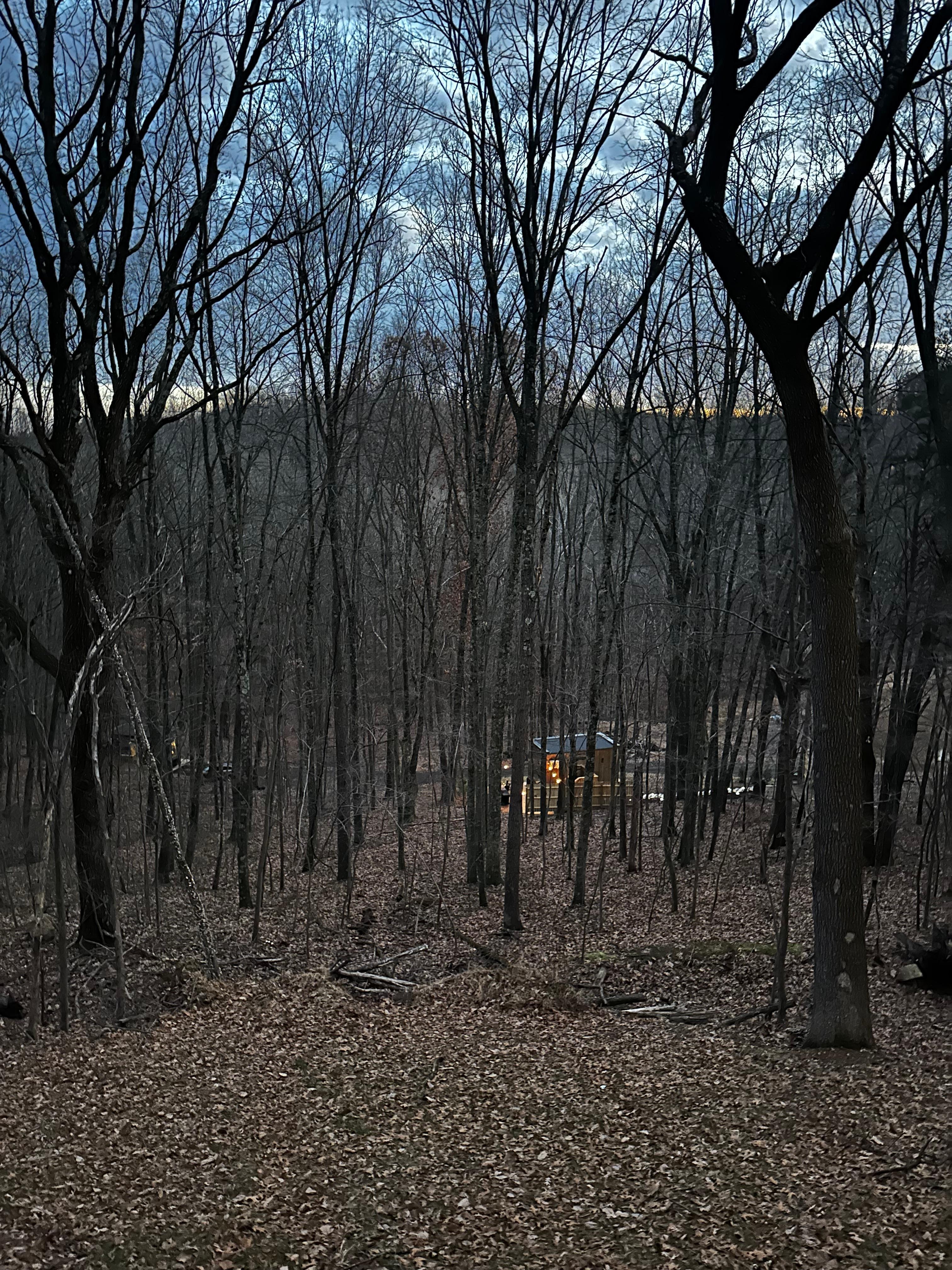 View from the lower deck/hot tub 