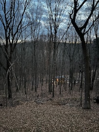 View from the lower deck/hot tub