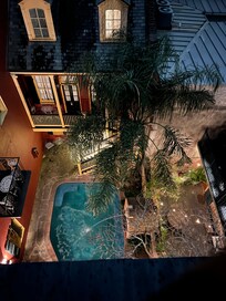 Small but nice pool in courtyard