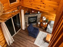 Living room from loft above