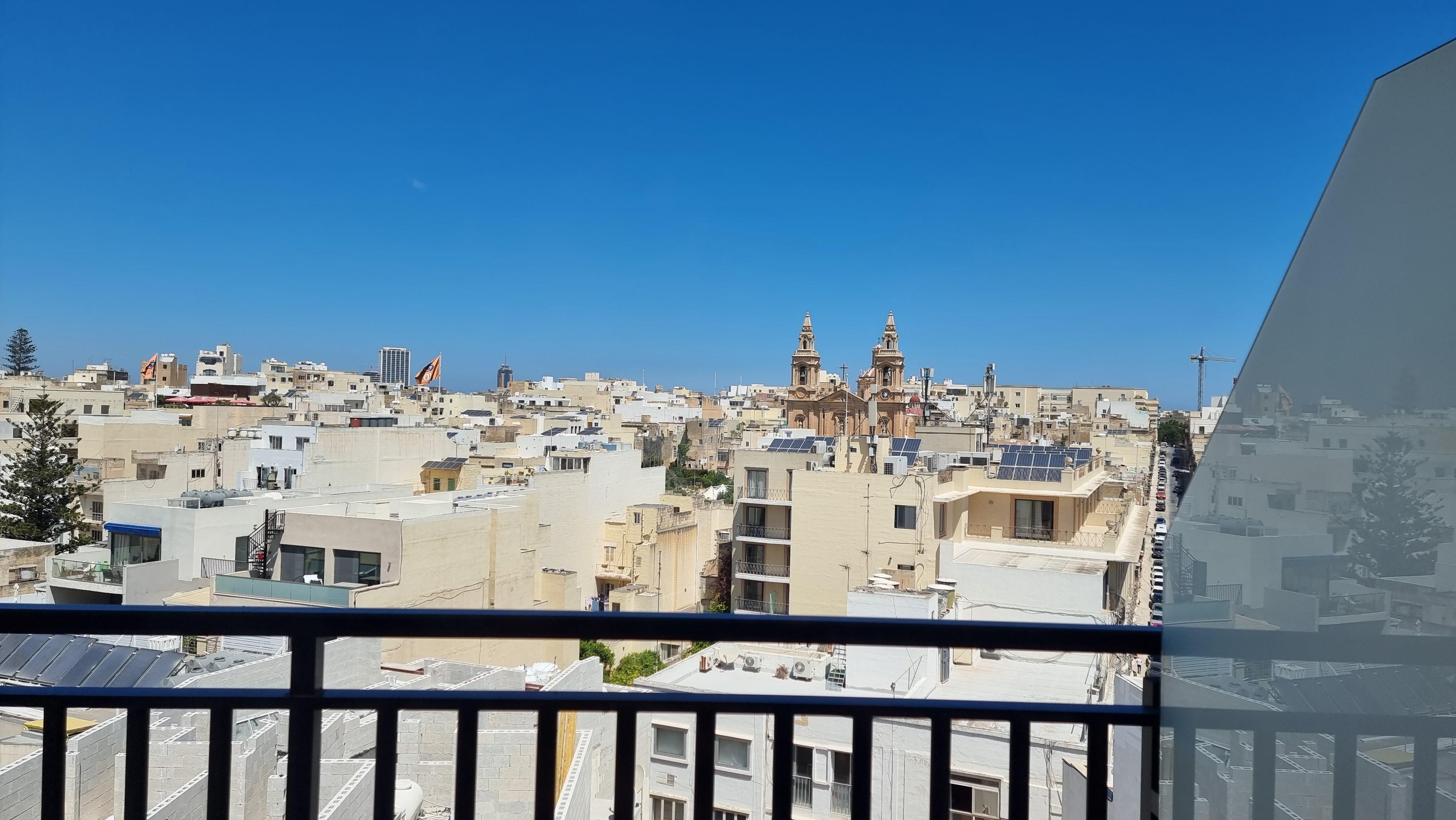 View from the back of the hotel