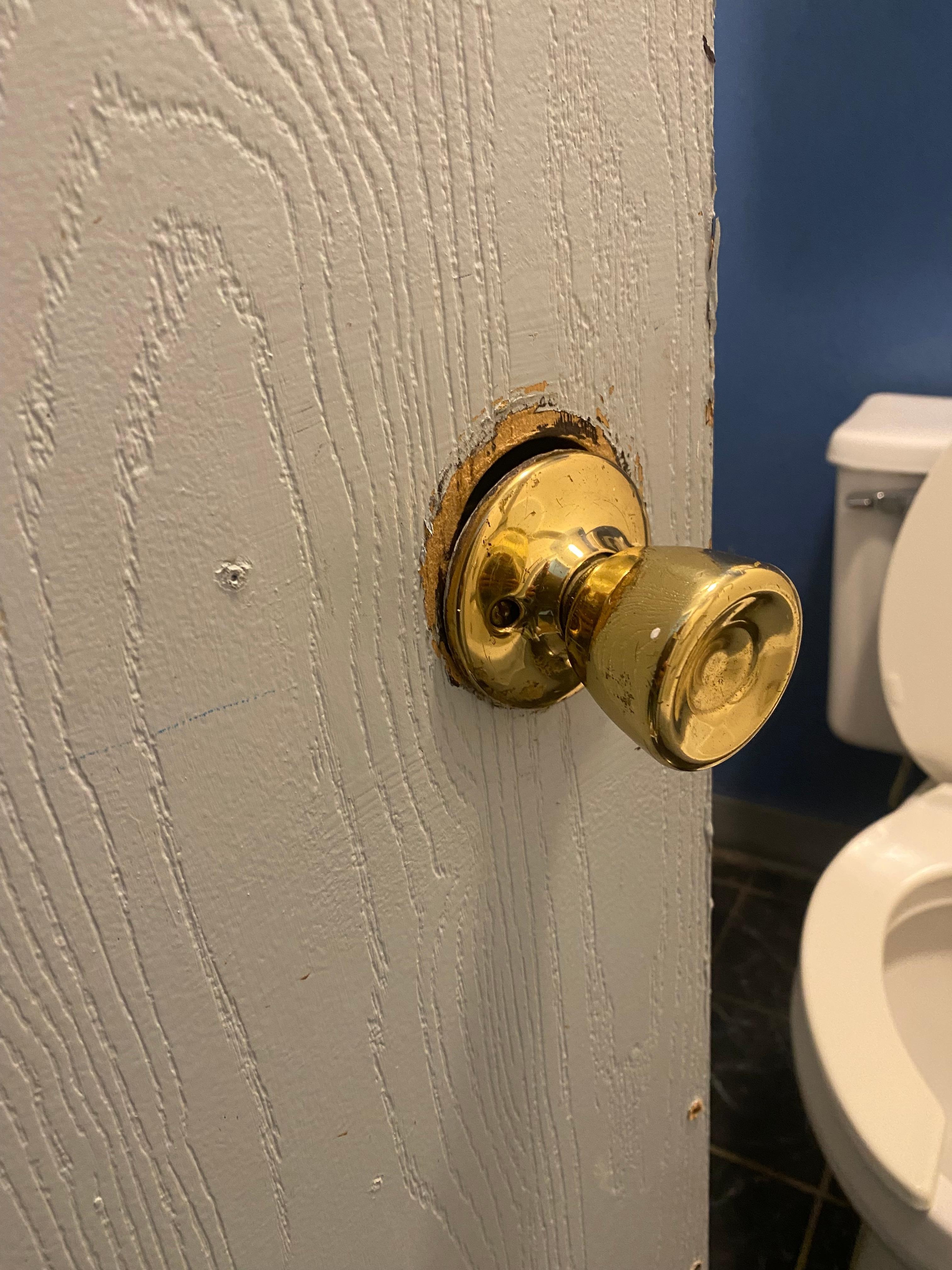 Bathroom door