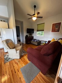 From the front door the living room