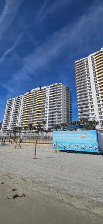 Resort from the beach chairs