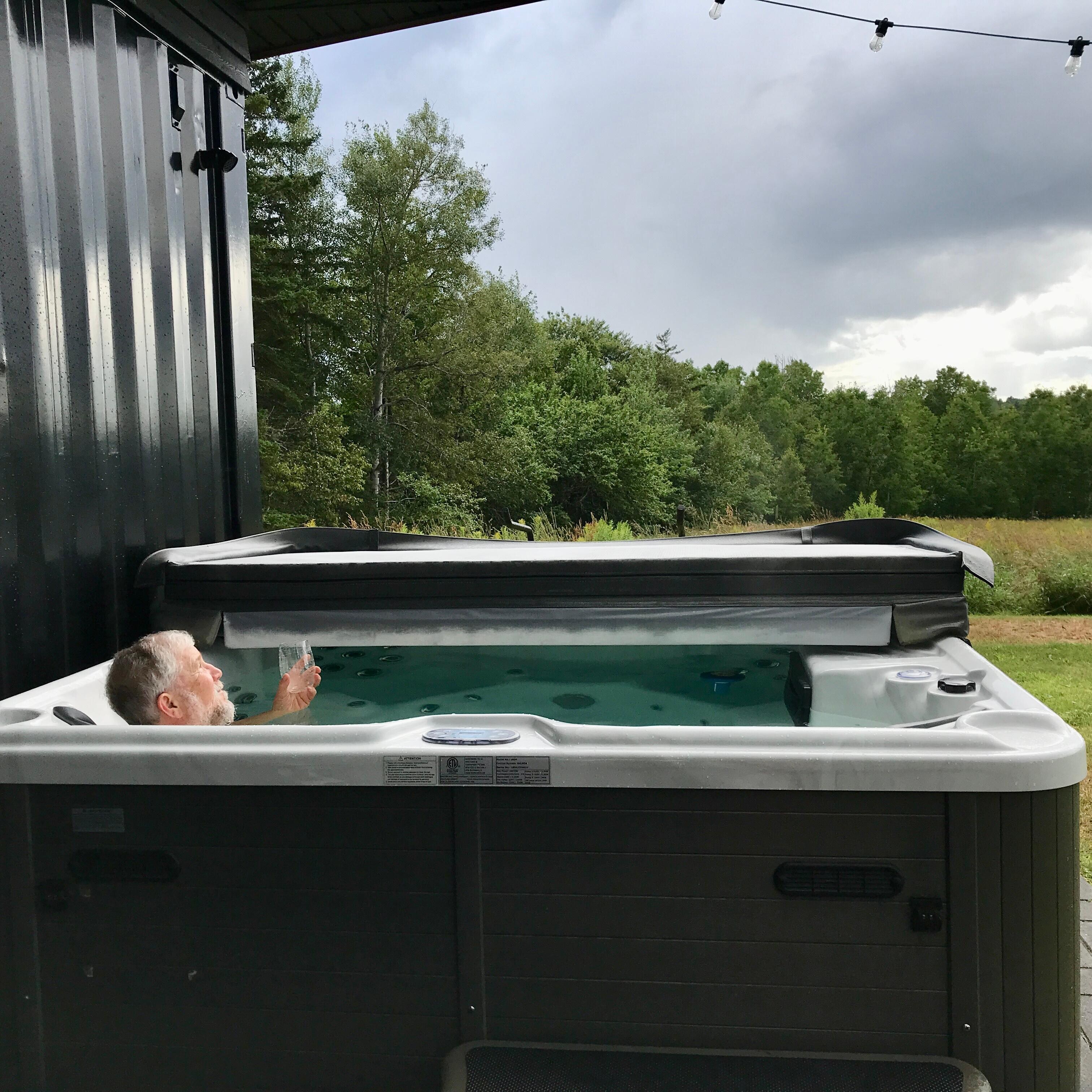 Hot tub was an added bonus.
