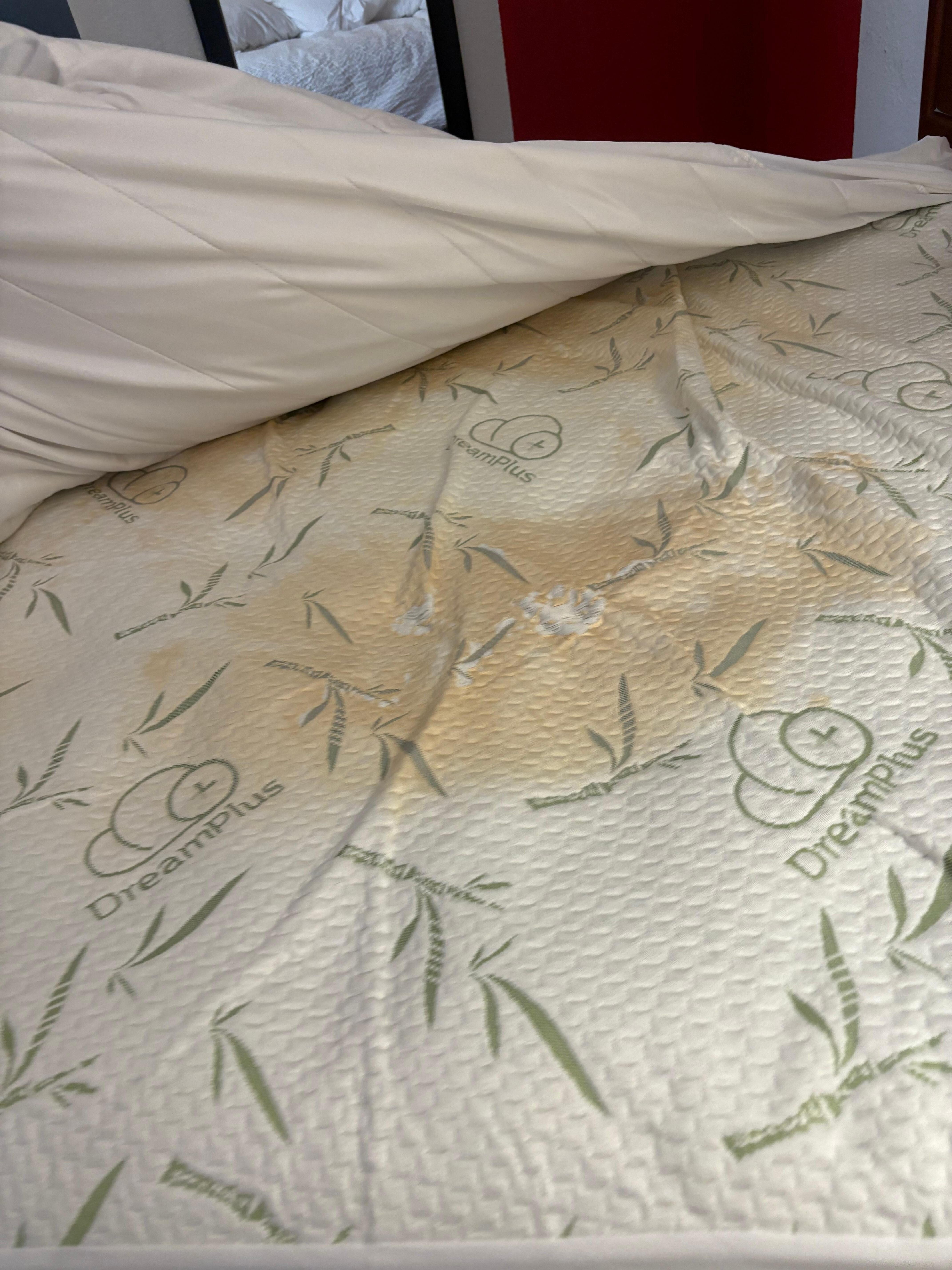 Stained sheets
