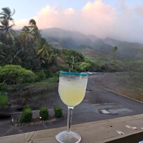 View from the back stairs/ balcony