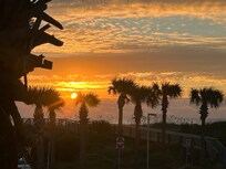Sunrise from 1st floor balcony