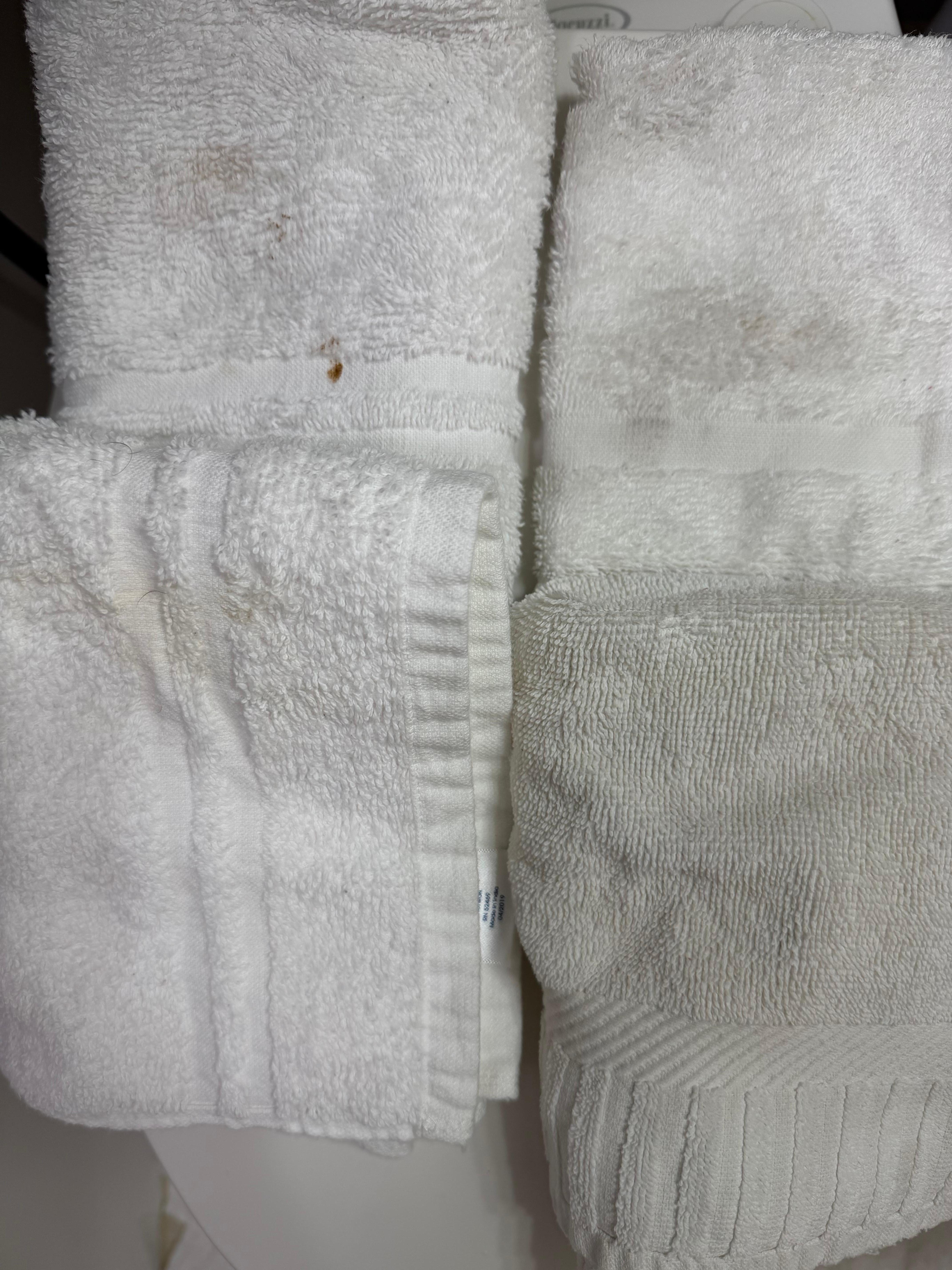 Dirty towels/washcloths f