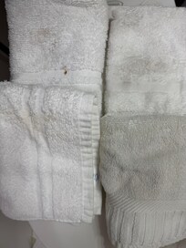 Dirty towels/washcloths f