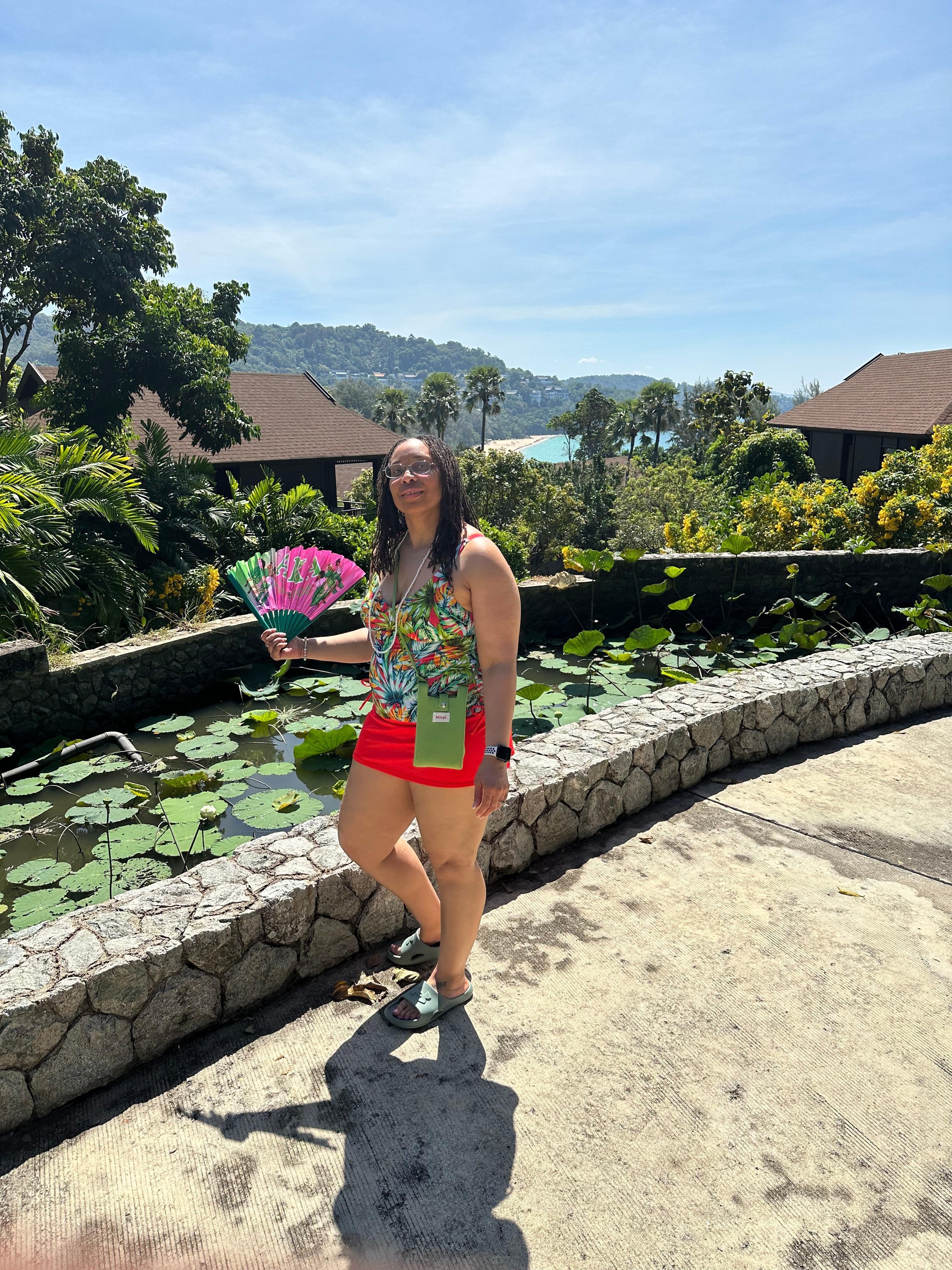 Walking back to the room