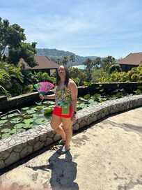 Walking back to the room