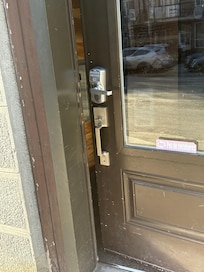 Doors left open, anyone could get into the building…. I didn’t like this.