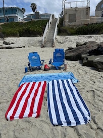 Beach, accessories, provide provided by our host!