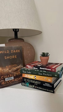 My library book fit right in with the selected titles!