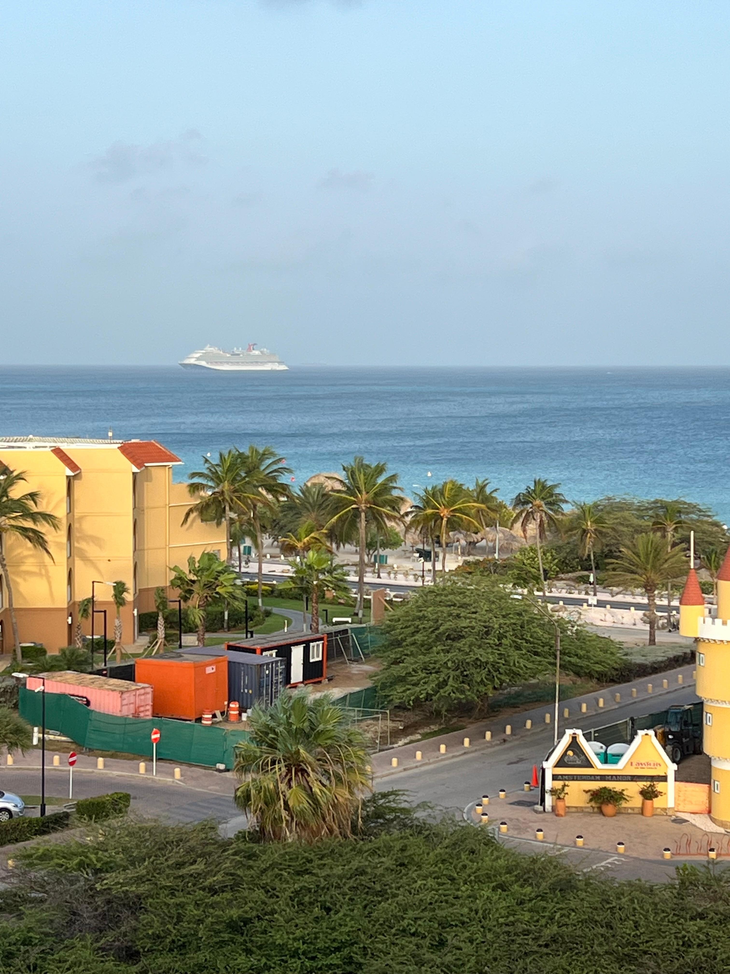 View from the balcony 