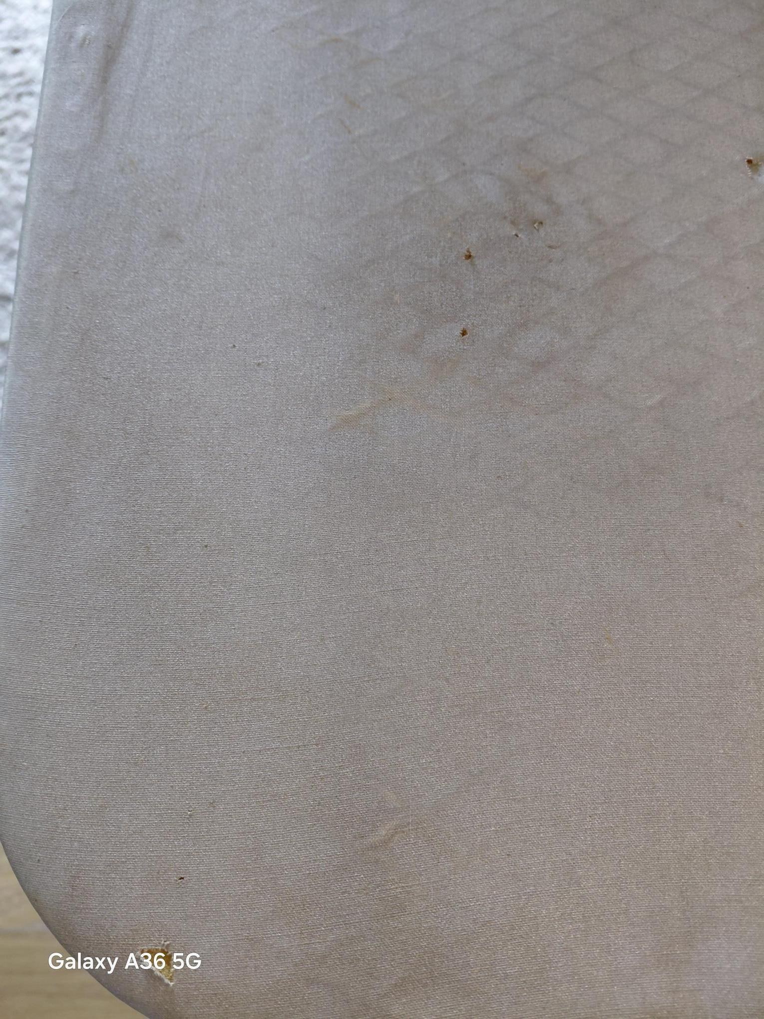 Stained ironing board cover